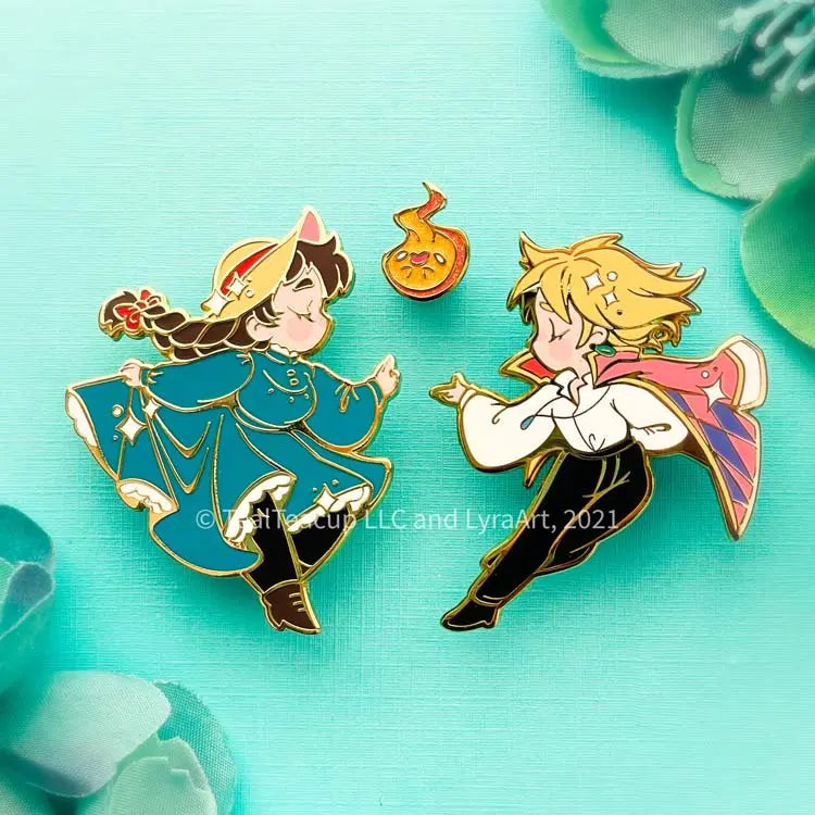 Howls moving castle pin deals