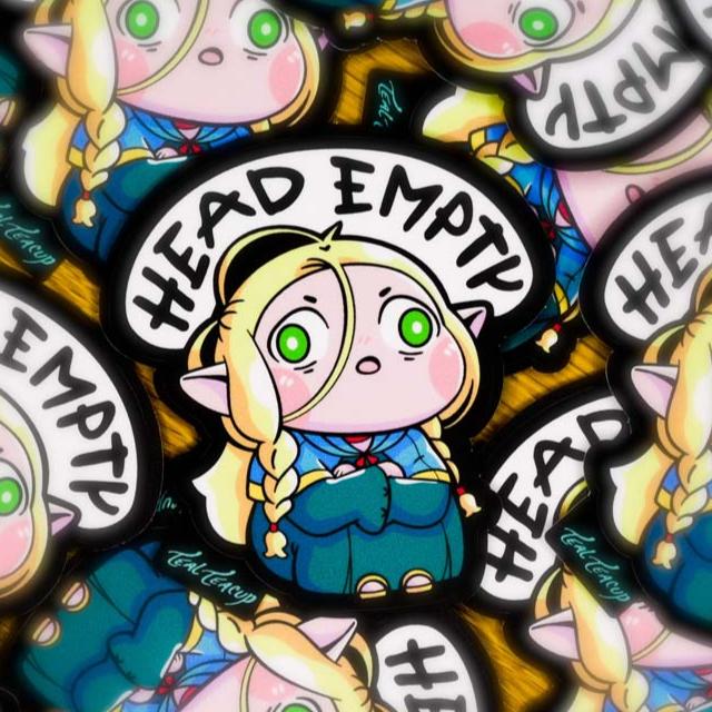 Head Empty Marcille Sticker Sticker