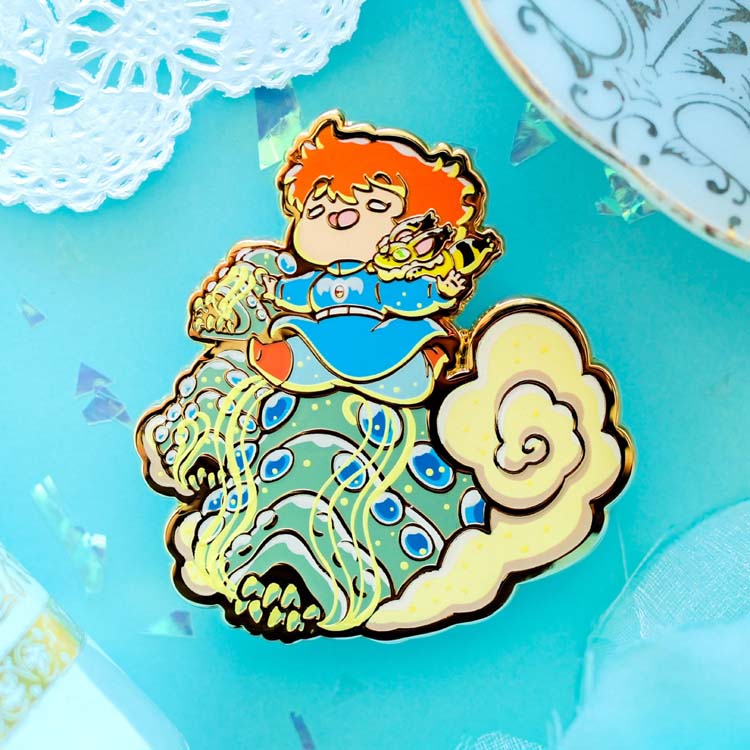 Nausicaa Field of Gold Pin Enamel Pin Preorder