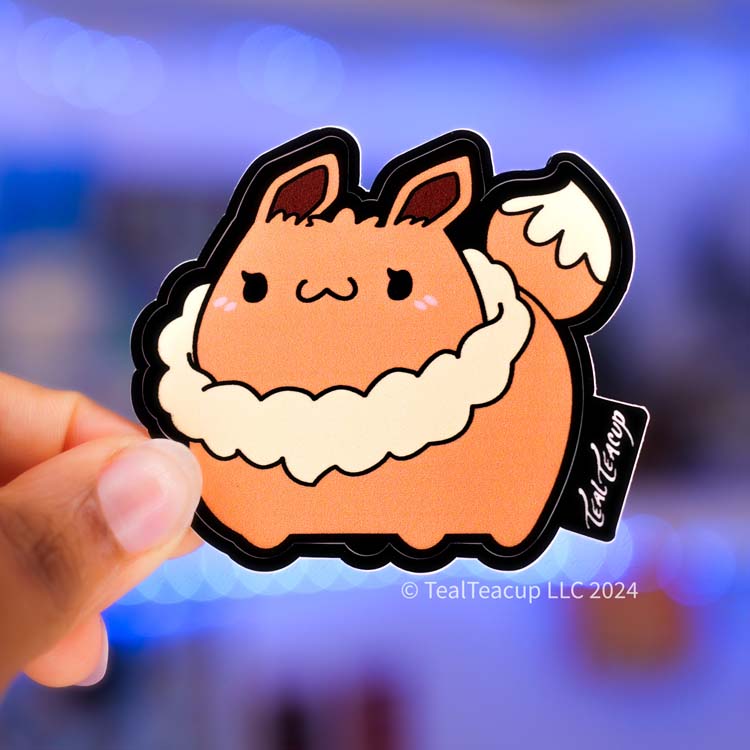 ChonkEvee Sticker Sticker