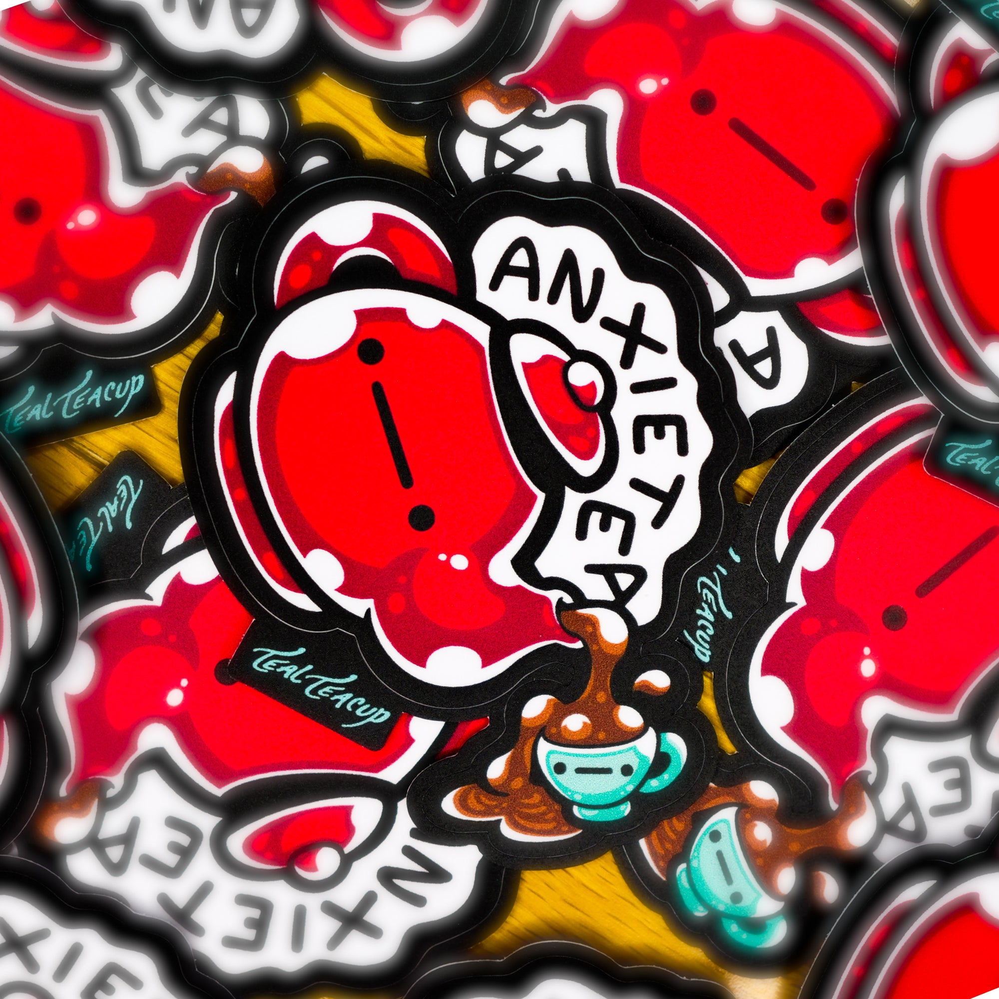 AnxieTEA Sticker Sticker