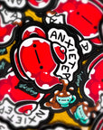 BUNDLE: AnxieTEA Pin, Sticker & Charm Enamel Pin