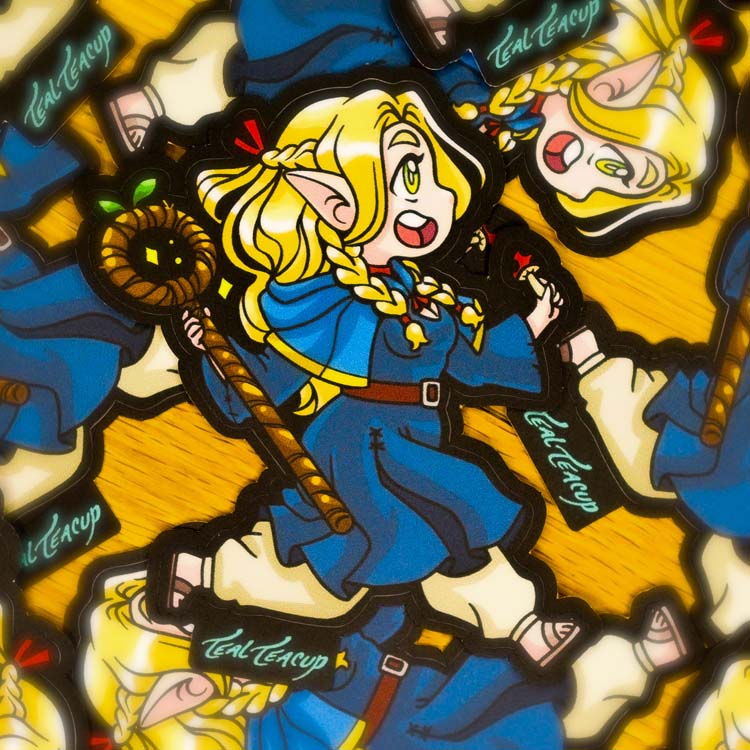 Marcille Running Sticker TealTeacup LLC