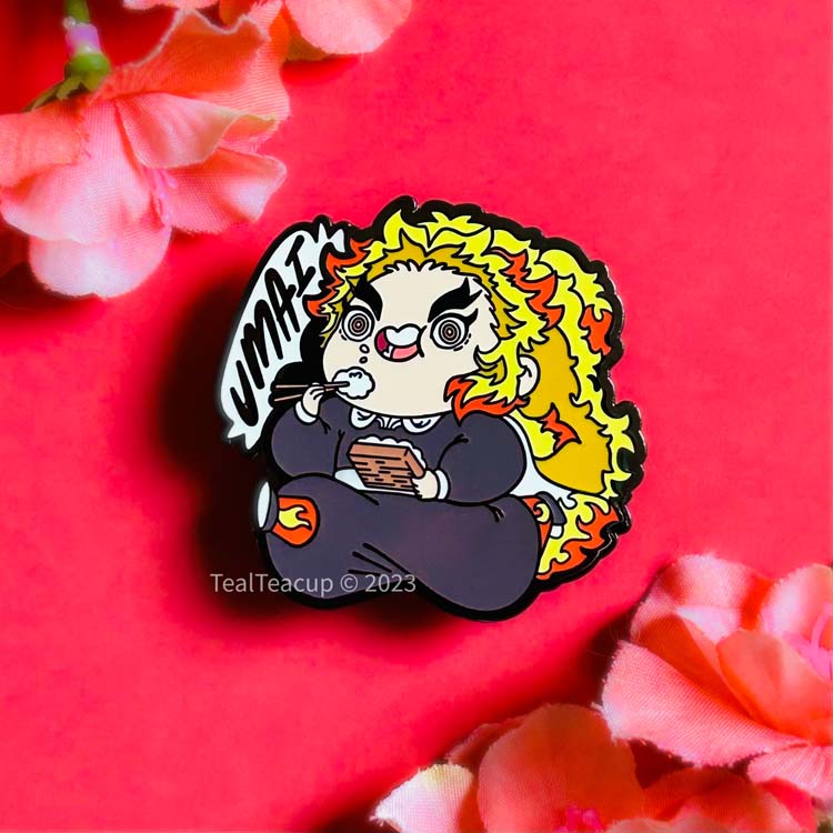 Tengen Demon Slayer Innkbean hot Sunset Fantasy Pin