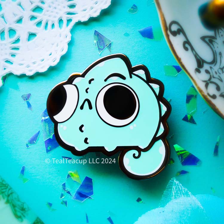 ChonkChameleon Pin Enamel Pin