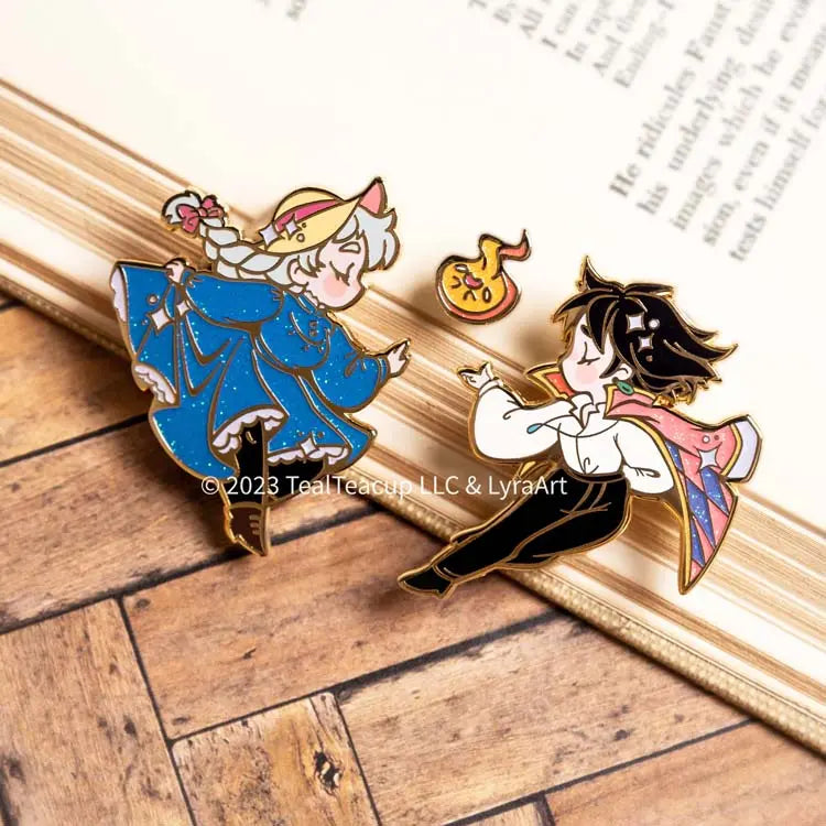 Studio Ghibli Howl selling and Sophie Enamel Pin