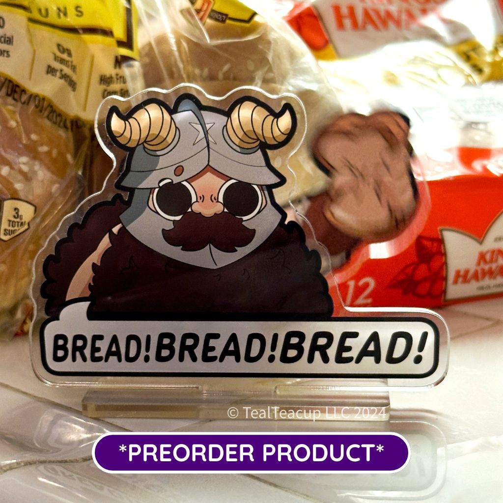 🚨 PREORDER: Bread! Bread! Bread! Senshi Standee TealTeacup LLC