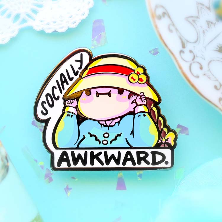 Socially Awkward Sophie Pin Enamel Pin