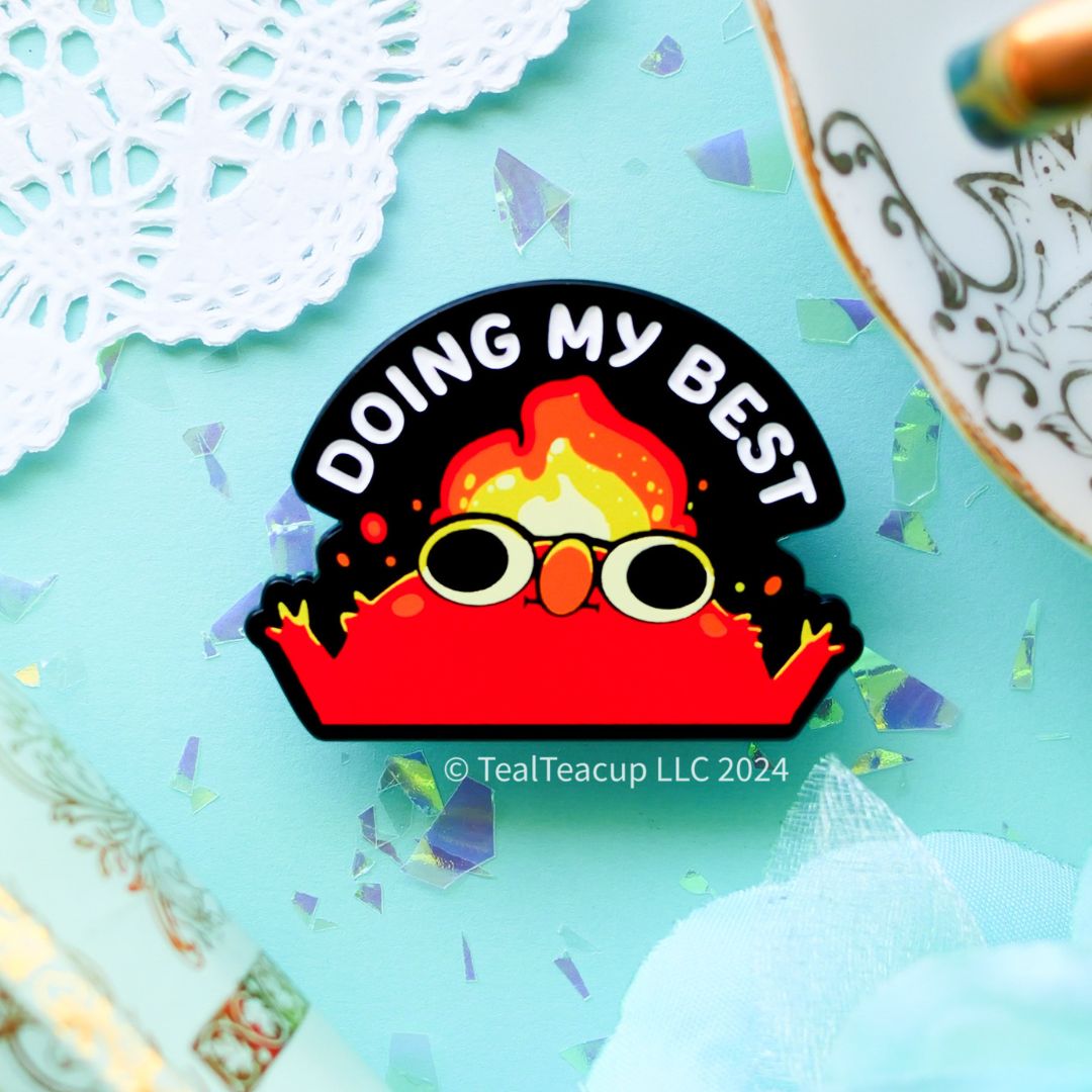 Helmo &quot;Doing My Best&quot; Pin Enamel Pin