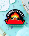 Helmo "Doing My Best" Pin Enamel Pin